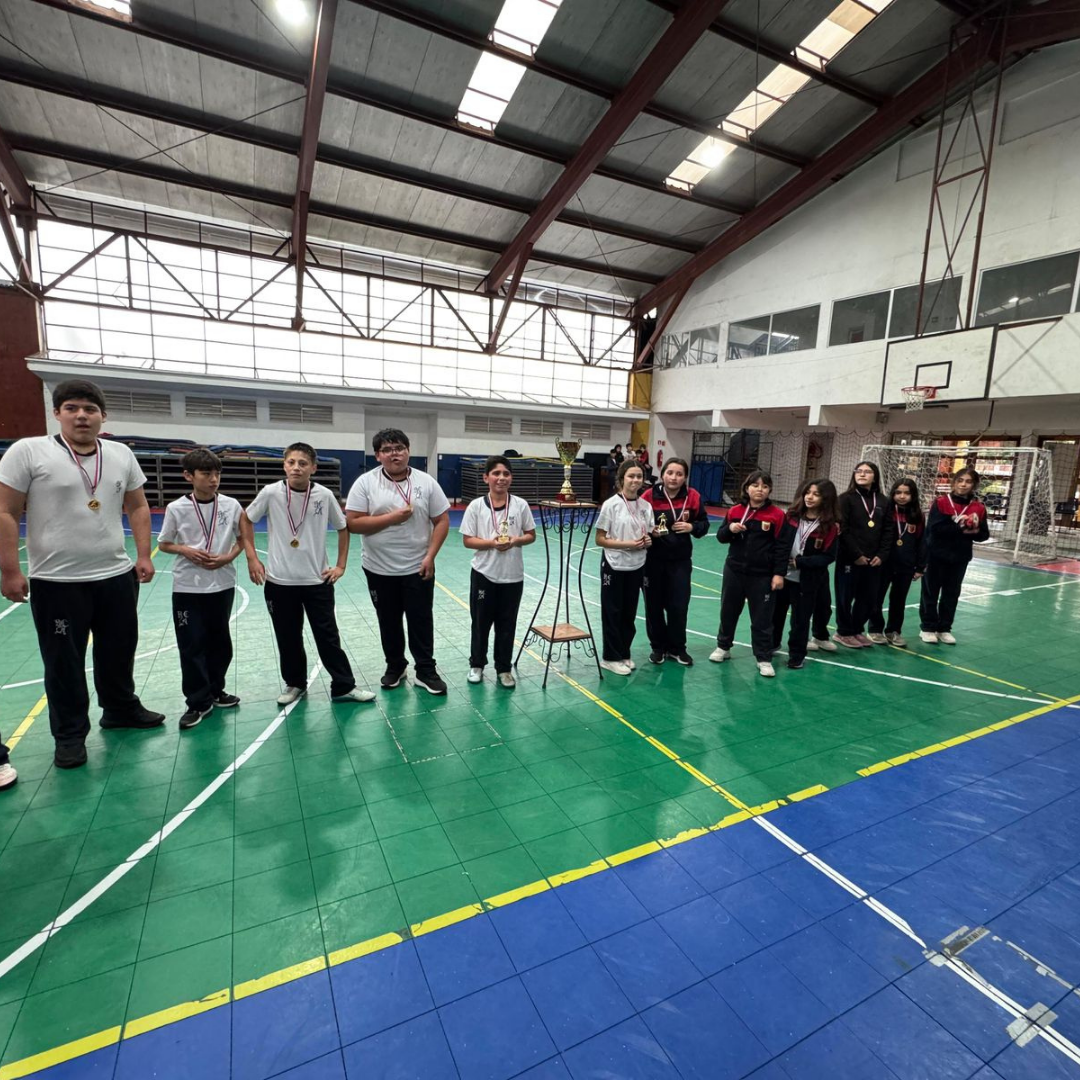 Campeonato Intercursos de Baby Fútbol, organizado por el Departamento de Educación Física.